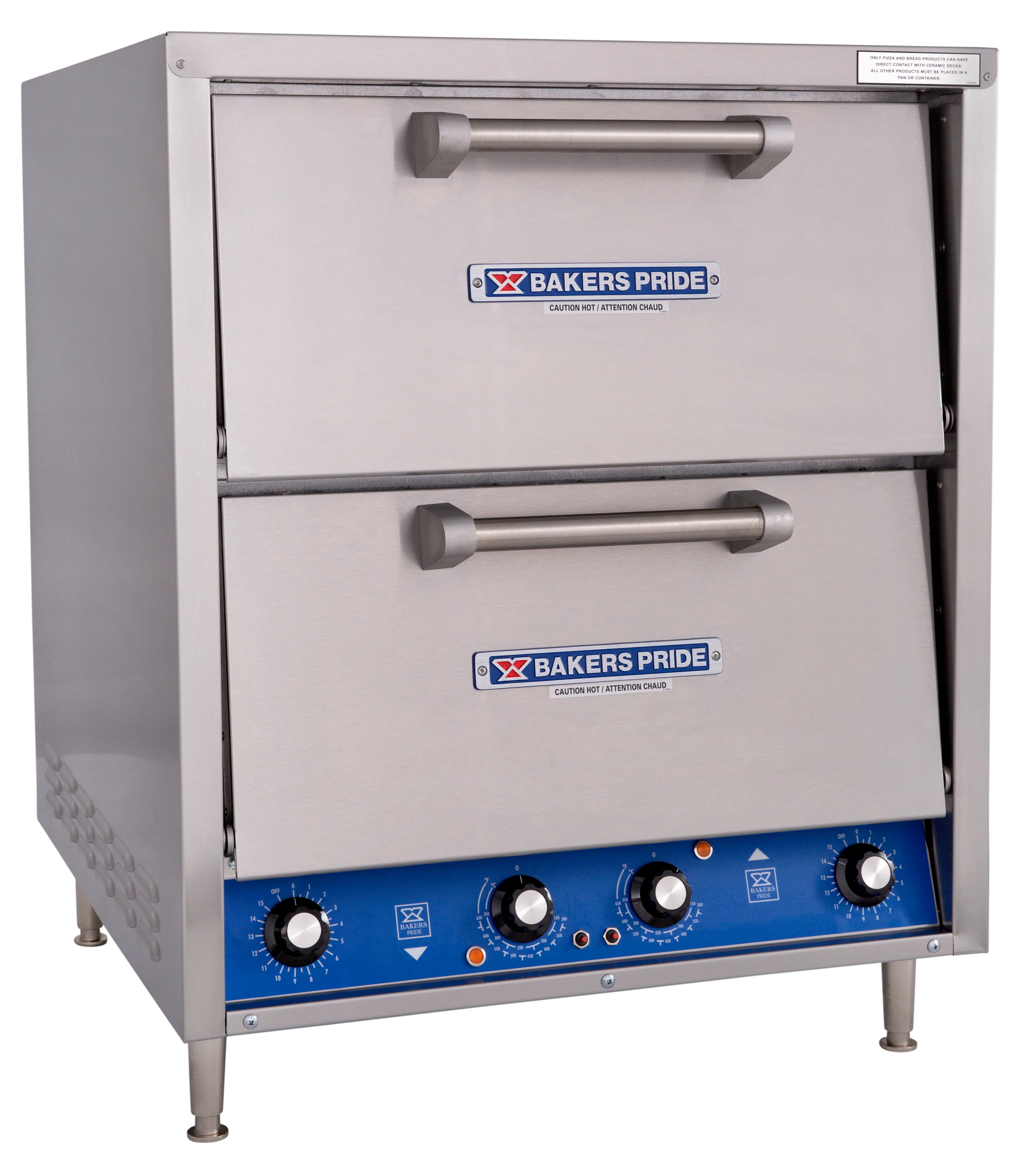 Bakers Pride deck oven, 2 baking chambers-P44S