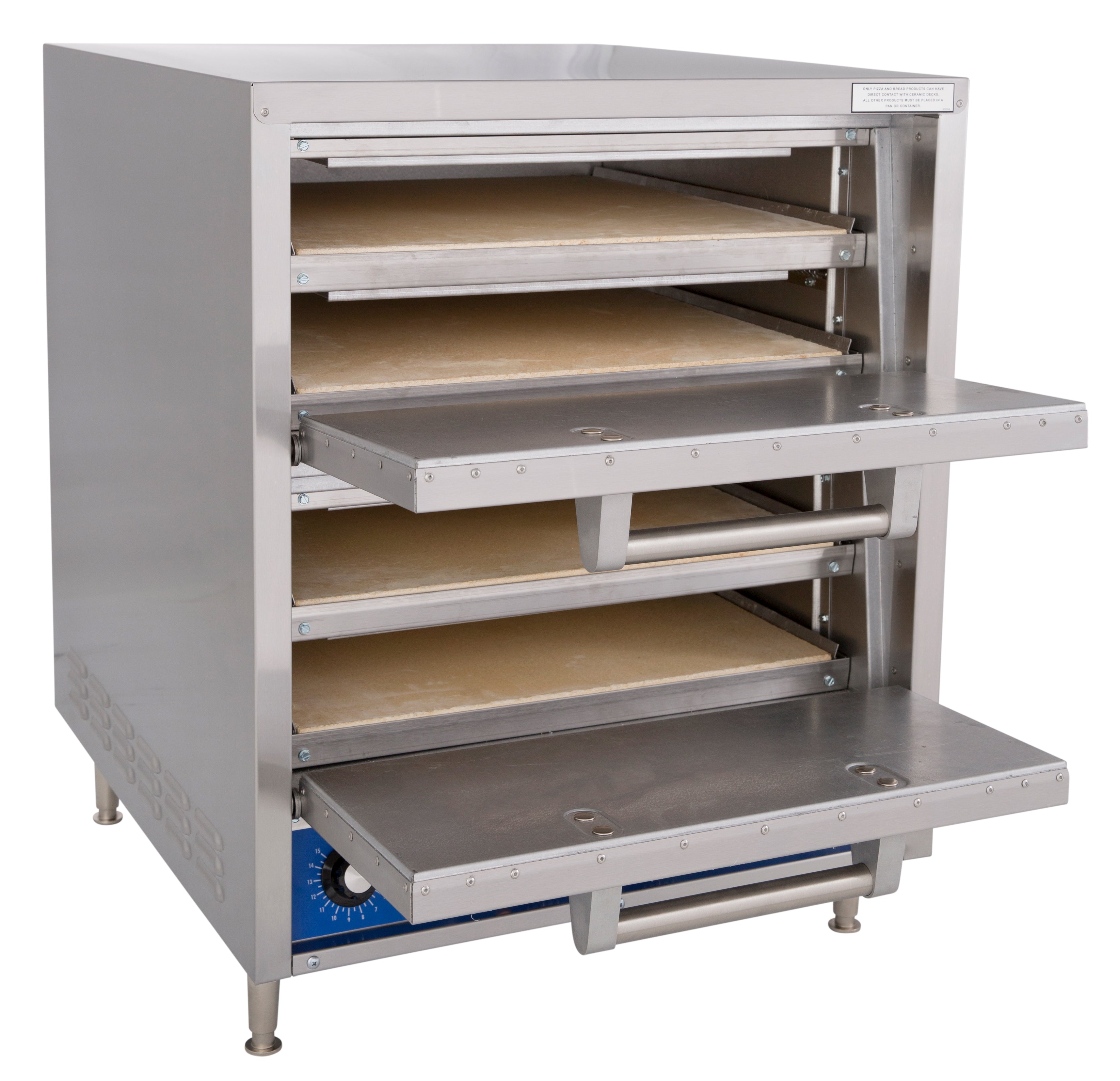 Bakers Pride deck oven, 2 baking chambers-P44S