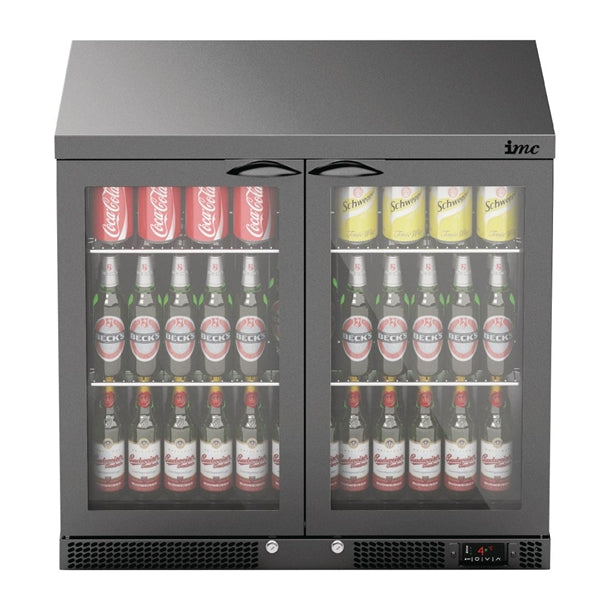 IMC Mistral M90 Double Door Bottle Cooler 185Ltr F77/251B