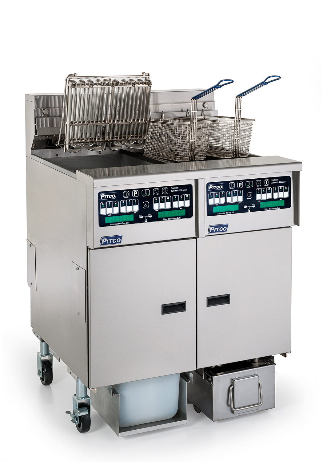 Pitco SELV14S-C/FD-FFFF 4 Vat ROV Frysuite