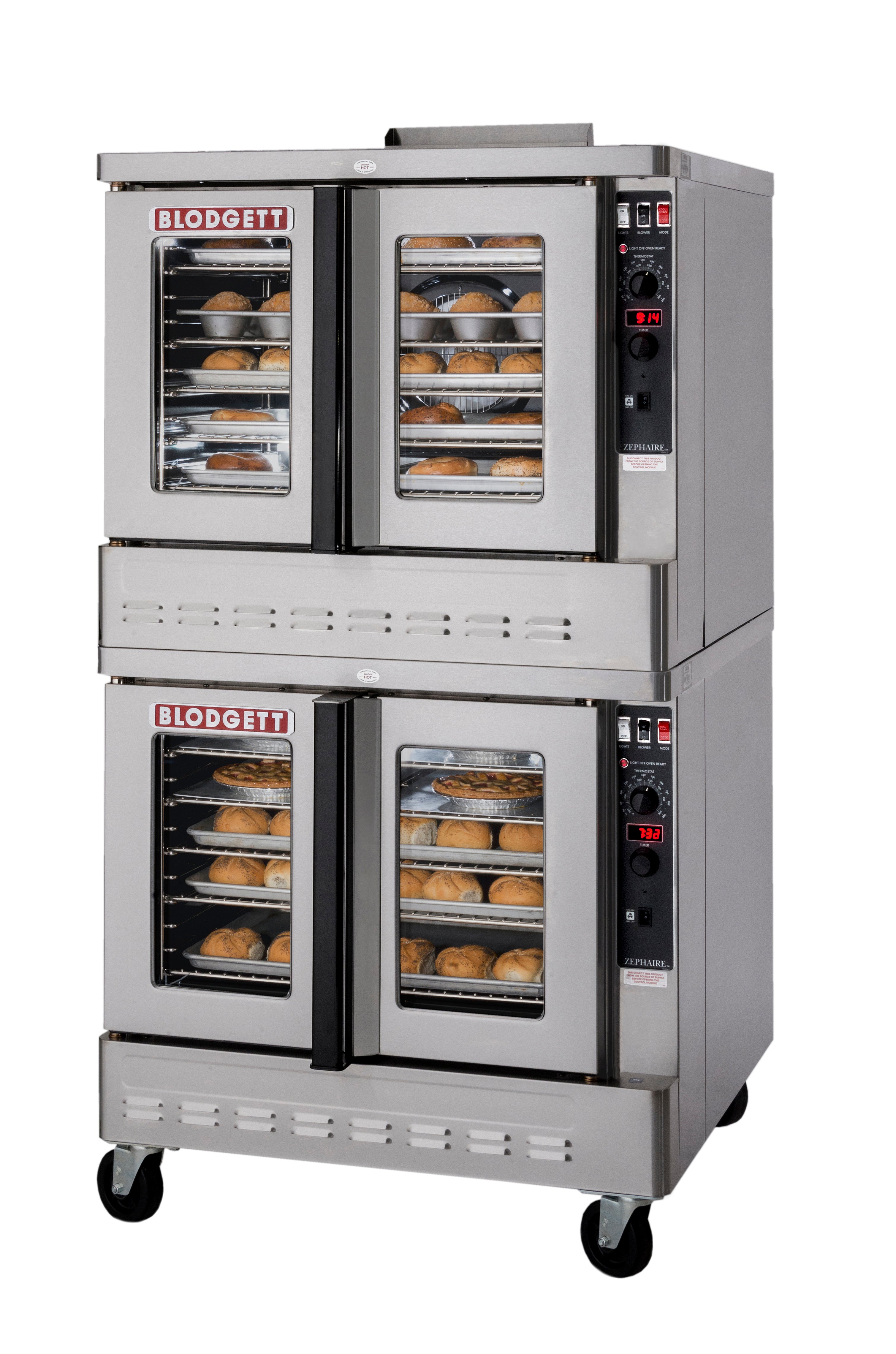 Blodgett double stacked Zephaire gas convection oven-ZEPHAIRE GD
