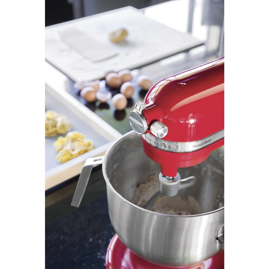 KitchenAid Heavy-Duty Bowl-Lift Stand Mixer 6.9Ltr Red 5KSM7591XBER